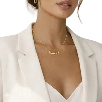 Mama Love Minimalist Gold Necklace