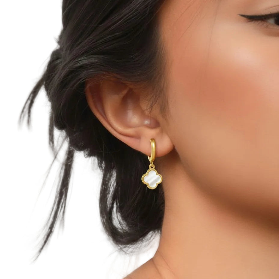 Gold Van Cleef  Drop Earrings