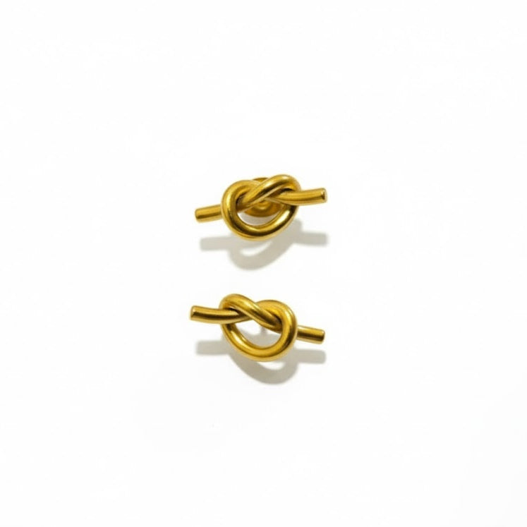Simple Gold Loop Stud