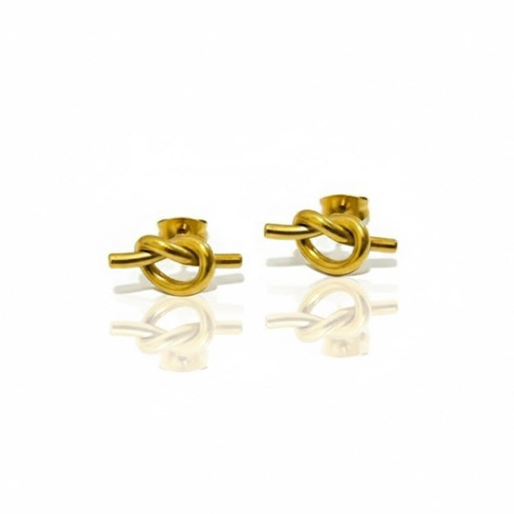 Simple Gold Loop Stud