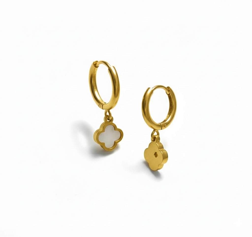 Gold Van Cleef  Drop Earrings