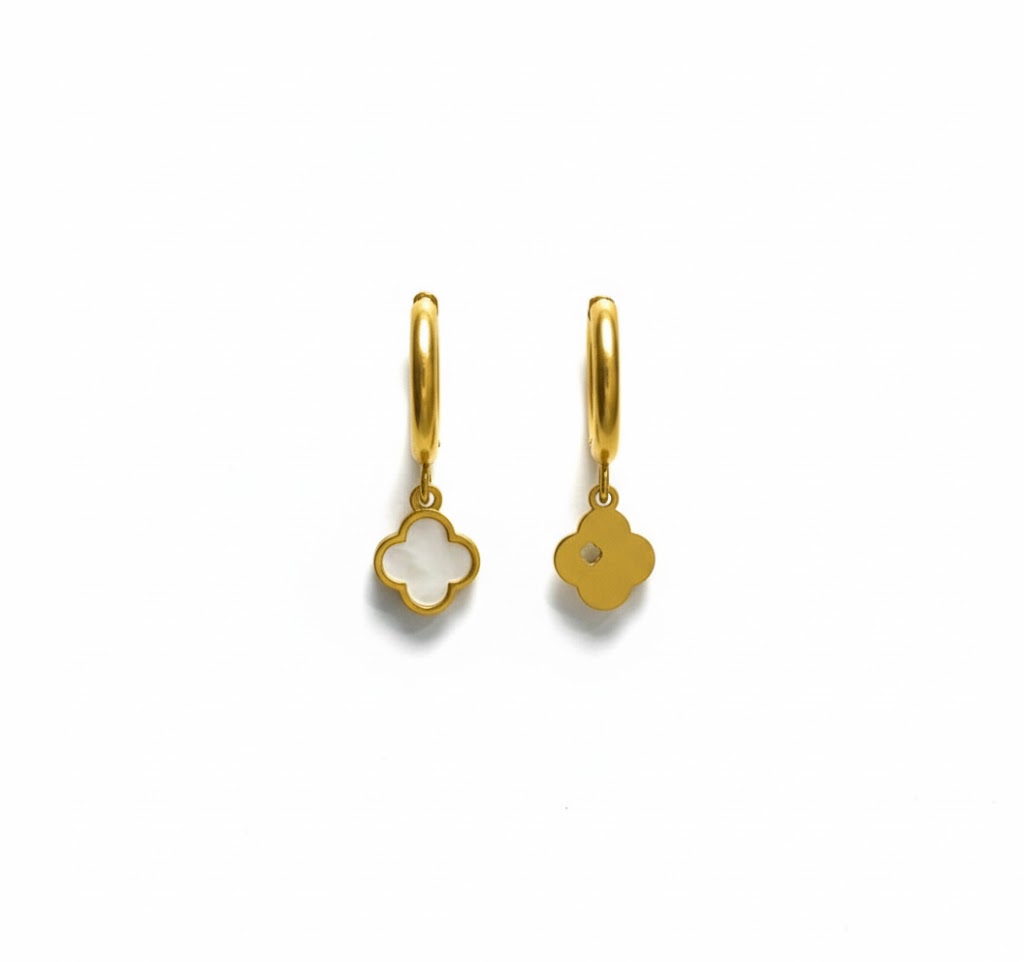 Gold Van Cleef  Drop Earrings