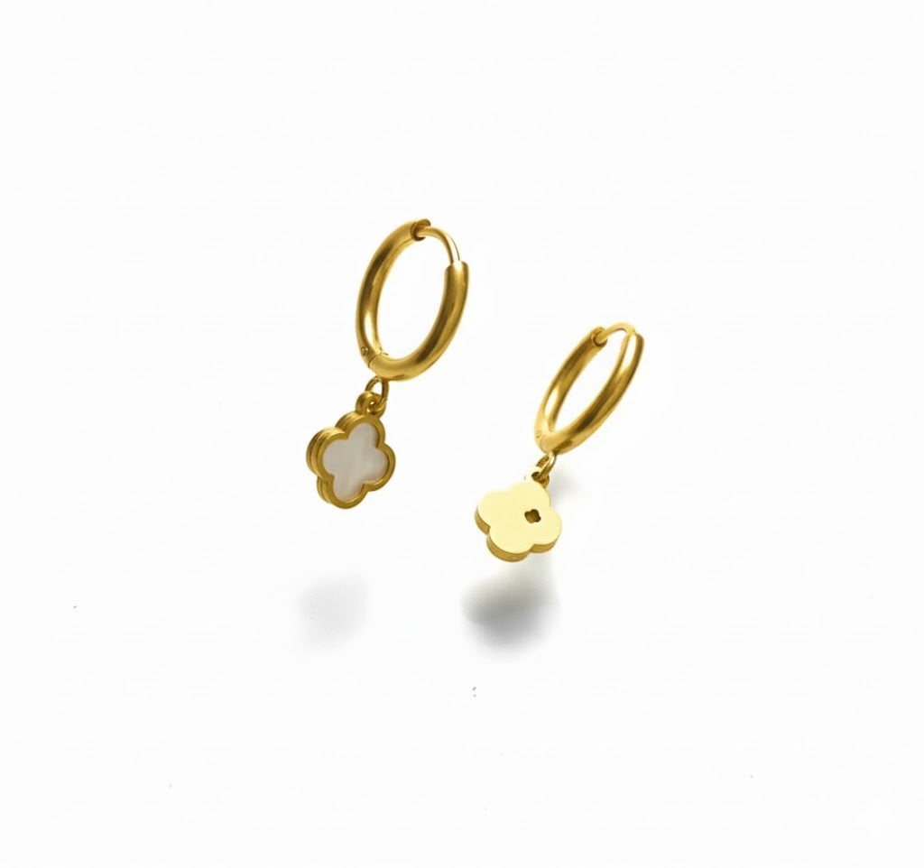Gold Van Cleef  Drop Earrings