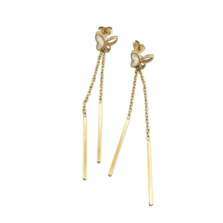 Twilight Butterfly Drop Stud